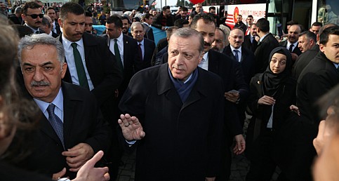 Rize'den Cumhurbaşkanı Erdoğan geçti