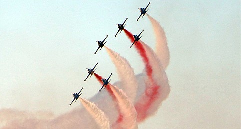 Türk Yıldızları'nın Rize gösterisi