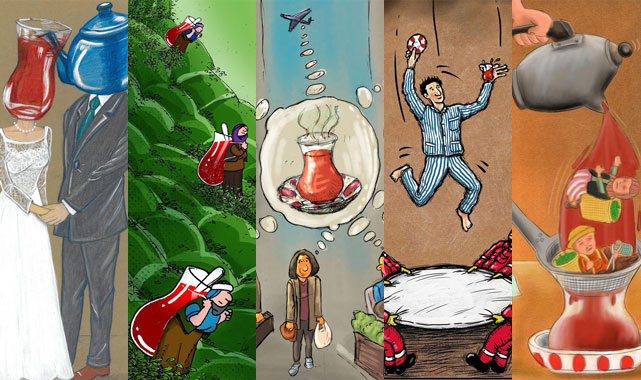 Çay ve Biz Karikatür Yarışması'nın kazananları açıklandı