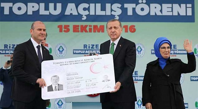 Cumhurbaşkanı Erdoğan'ın Rize ziyaretinden kareler