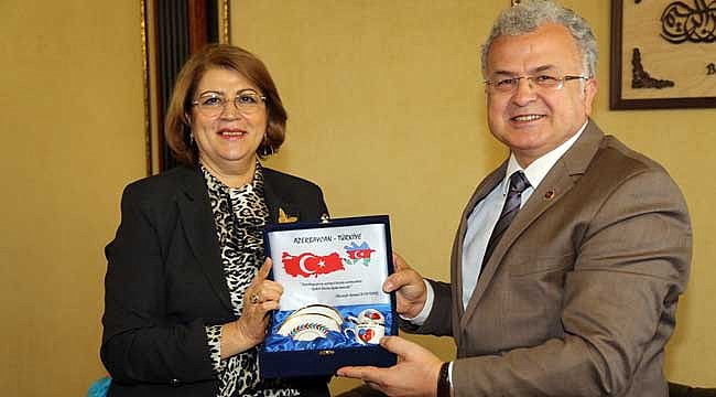 Azerbaycan Büyükelçiliği'nden Kasap'a ziyaret