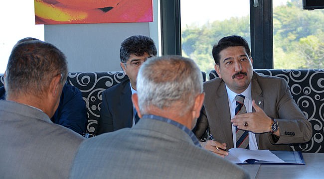 Rize'de muhtarlarla huzur toplantıları devam ediyor
