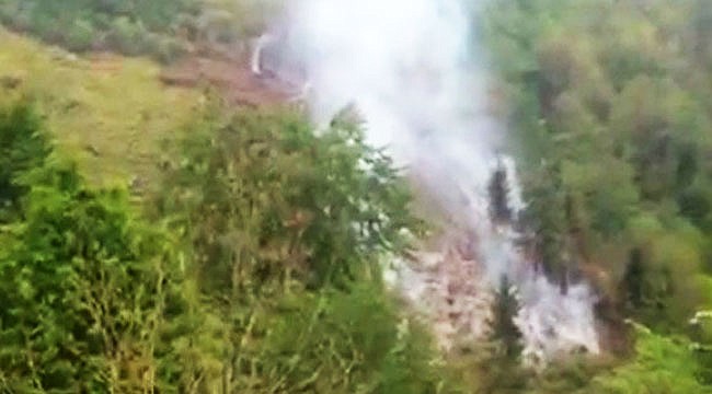 Çamlıhemşin'de 3 günde 3 yangın çıktı