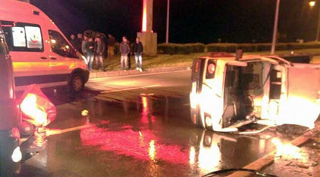 Derepazarı'nda kaza: 1 ölü, 6 yaralı