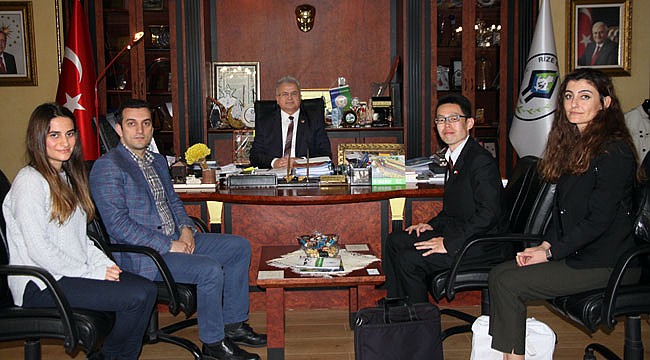 Japon Heyeti Rize'de
