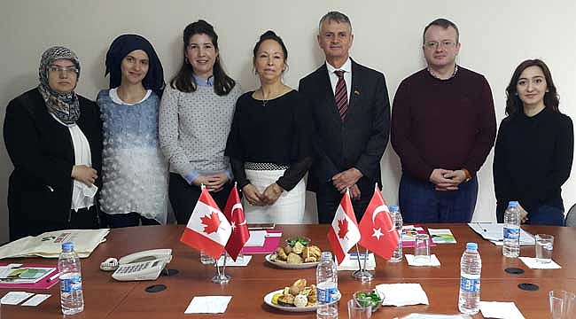 Kanada Büyükelçiliği'nden KAÇED Rize Ofisine ziyaret