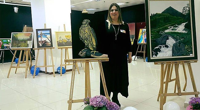Ressam Arzu Arslan 8. kişisel sergisini açtı