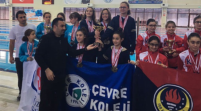 Rize'de Küçükler Yüzme Grup Yarışmaları yapıldı