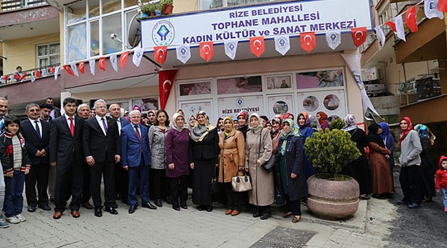 Tophaneli Kadınların ilk kursu açıldı