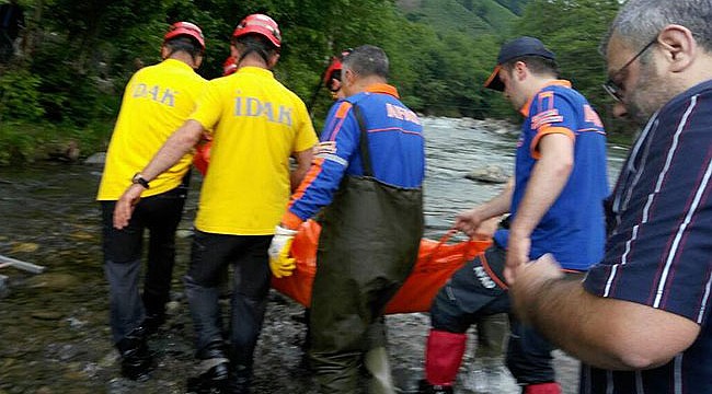 Fındıklı'da yaşlı kadın derede ölü bulundu