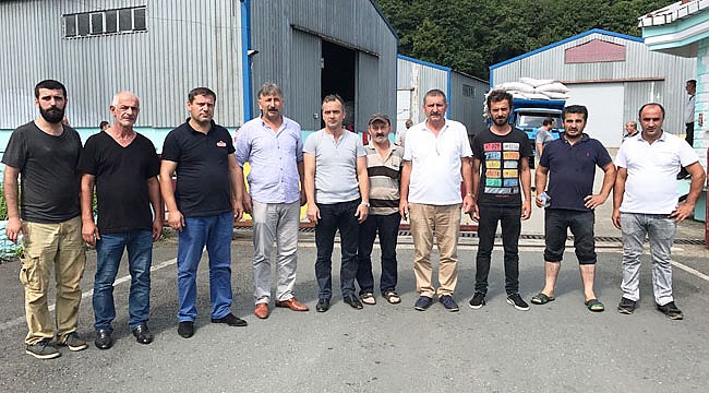 Çaykur işçisi eylemde