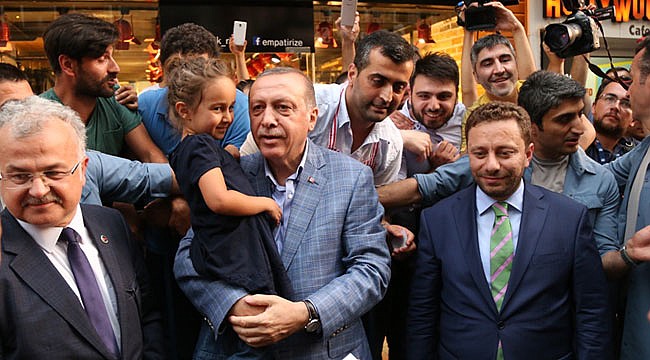 Cumhurbaşkanı Erdoğan Rize'de temaslarda bulundu