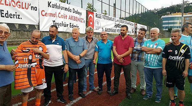 Rize 9. Veteranlar ve Masterlar Turnuvası başladı