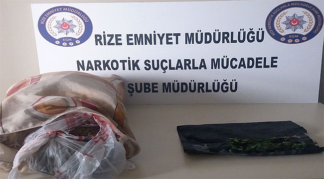 Rize'de uyuşturucu tacirlerine darbe üstüne darbe
