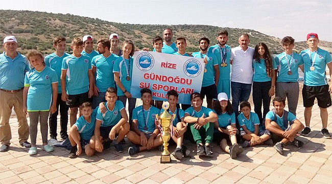 Rizeli Kanocular Eskişehir’den madalya ile döndü