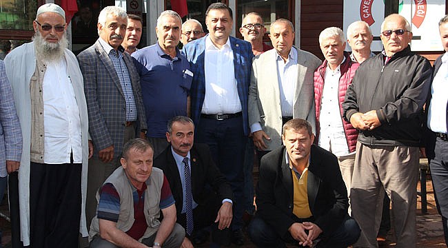 Karal'dan yeni seçilen ilçe başkanlarına ziyaret