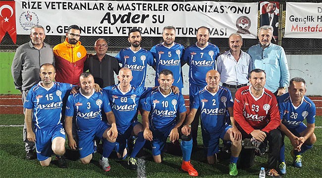 Rize Veteranlar Turnuvası şampiyonu belli oldu