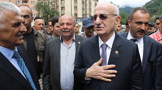 TBMM Başkanı Kahraman memleketi İkizdere'de