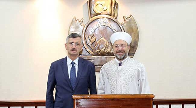 Diyanet İşleri Başkanı Erbaş Rize'ye geldi