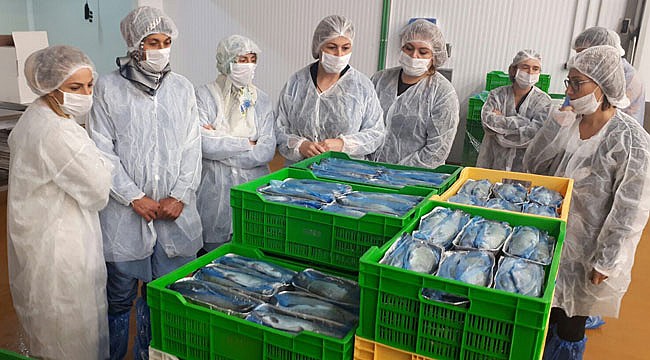 Rizeli Kadın Balıkçılar İzmir'e teknik geziye gitti