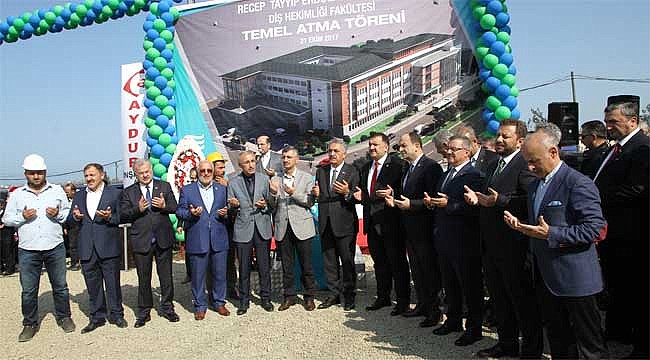 RTEÜ Diş Hekimliği Fakültesi temeli atıldı