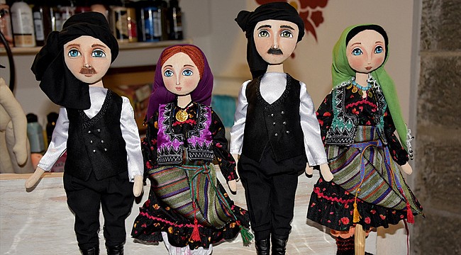 Temel ile Fadime bez bebeklerde hayat buldu