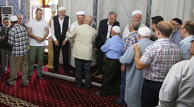 Başkan Kasap ve Emniyet Müdürü Verdi, bayramlaştı