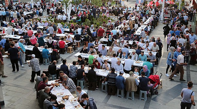 Çayeli'nde Geleneksel Halk iftarının 4.'sü gerçekleştirildi