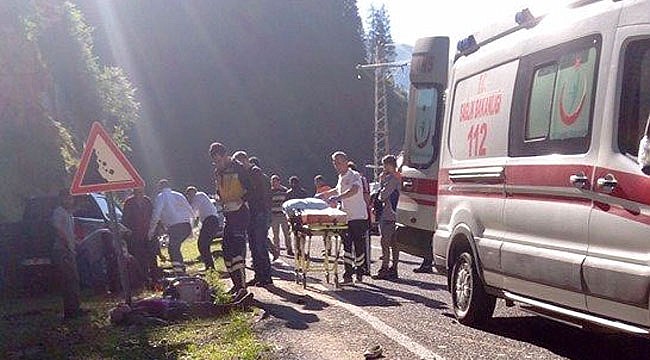 İkizdere'de anne-kıza kamyonet çarptı: 1 ölü