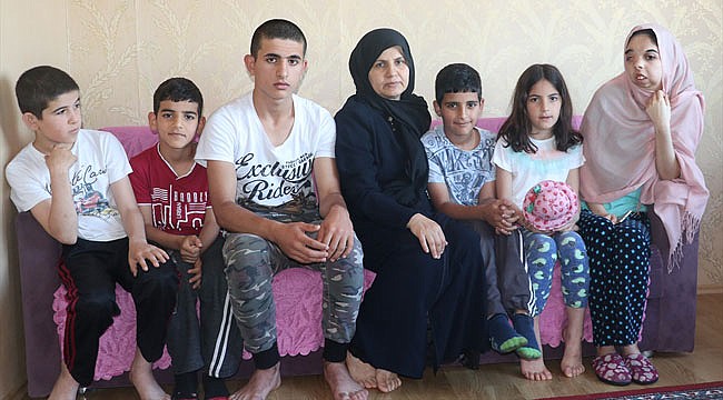 Iraklı Anne, 9 çocuğuyla Trabzon'da mutlu yaşıyor