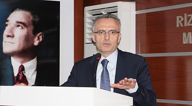 Maliye Bakanı Naci Ağbal Rize'de