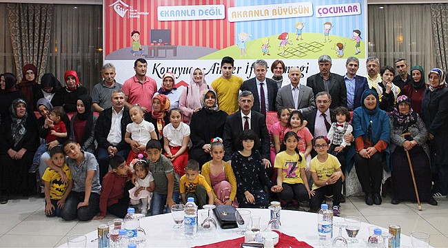 Rize'nin Koruyucu Aileleri iftarda bir araya geldi