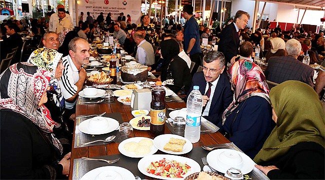 Rize Valiliği, Şehit Aileleri ve Gaziler için iftar verdi