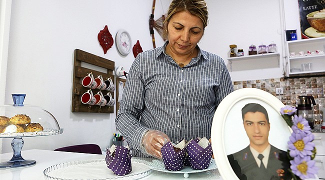 Şehit annesi, oğlunun kurduğu hayali gerçekleştirdi