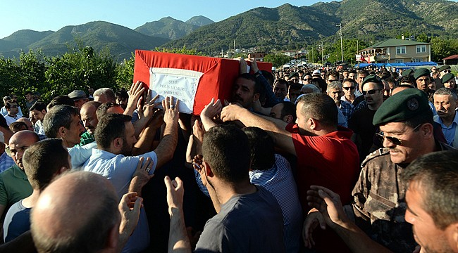 Şehit polis Said Uslu son yolculuğuna uğurlandı