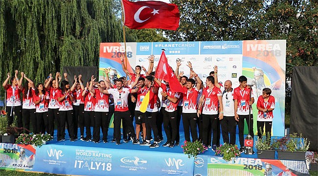 Rafting Dünya şampiyonası'na Türkiye damgası
