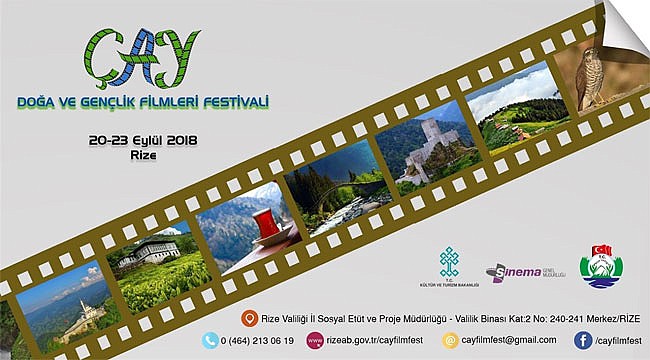 Rize'de 'Çay, Doğa ve Gençlik Filmleri Festivali' düzenleniyor
