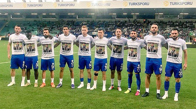 Atmacalar, Eren Başak tşörtleri ile sahaya çıktı