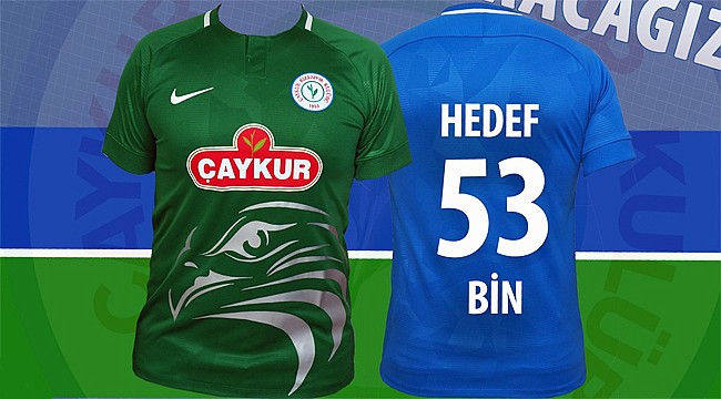 Çaykur Rizespor'da hedef 53 bin forma satışı