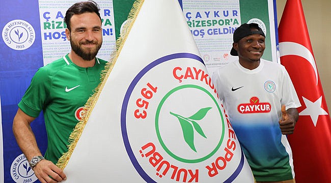 Çaykur Rizespor'da Musa ve Aminu için imza töreni