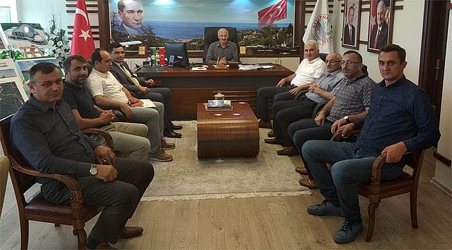 Çoruh EDAŞ yetkilileri Derepazarı'nda