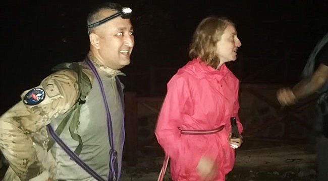 Rize'de yaylada kaybolan turistler bulundu