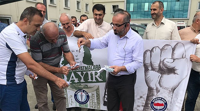 Rize Sağlık-Sen'den ‘yerli üretim, yerinde tüketim’ eylemi