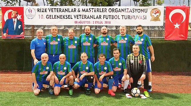 Rize Veteranlar Turnuvası 2. Hafta maçlarıyla devam etti