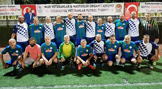 Rize Veteranlar Turnuvası 3. Hafta maçlarıyla devam etti