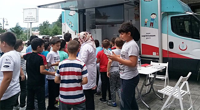 Sağlıklı Yaşam Araçları Rize'de dur-durak bilmiyor