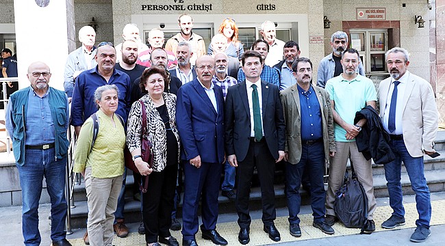 Milletvekilleri 'Yeşil Yol' davası için Rize'ye geldi