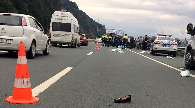 Rize'de otomobilin çarptığı 60 yaşındaki kadın öldü