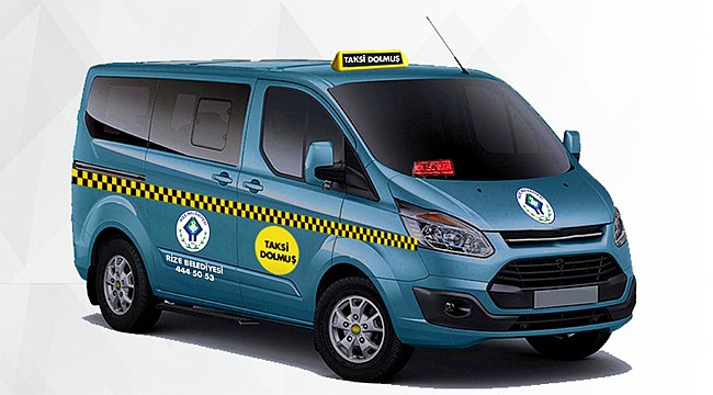 Rize'de 'Taksi Dolmuş' dönemi başlıyor