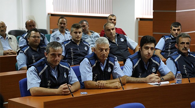 Rize'de Zabıta ekiplerine 'Öfke Kontrolü' Eğitimi